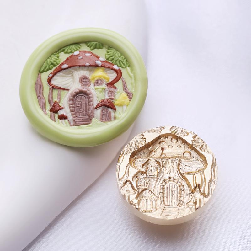 Embossed Call Series Lacquer Seal Head Suitable for Stamps Envelopes Gifts Greeting Cards Wax Sealing Tools
