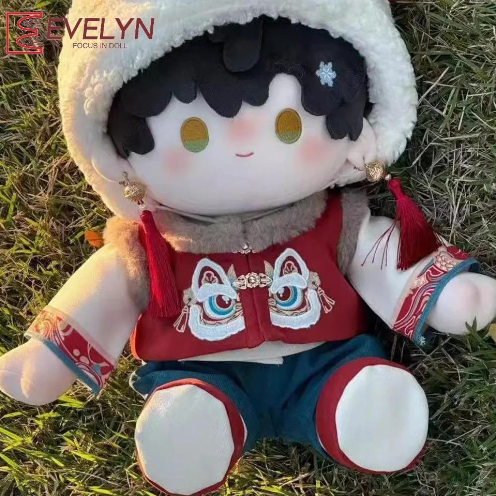 Evelyn 40cm Love and Deepspace Sitting Posture Cotton Doll Clothes Xavier Zayne Rafayel ralayo Sylus Caleb Plush Doll Gift