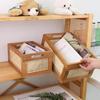 Solid Wood Storage Box Retro Organizer Boxes High Quality Storage Basket  Household