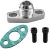 Oil Drain Outlet Flange with AN10, Aftermarket Parts Fit Turbo with 1 PC Oil