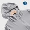 Atmungsaktive Sonnenschutzjacke aus Eisseide mit LSF 50 – Unisex-Sommersportbekleidung