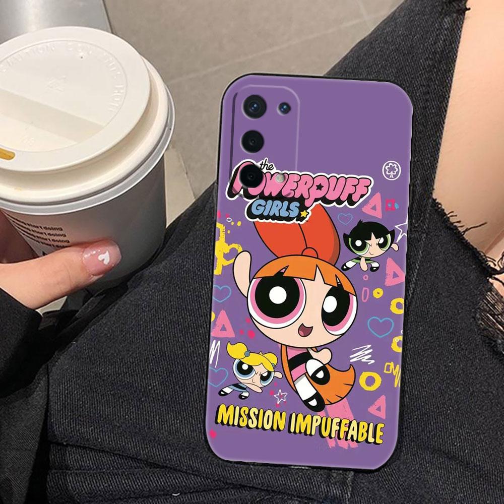 The P-Powerpuff Girls Cover Phone Case For OPPO RENO 11 11F 10 8T 8 7Z 7 6Z 6 5 5F 4 4F LITE PRO TPU Case Funda Coque Shell