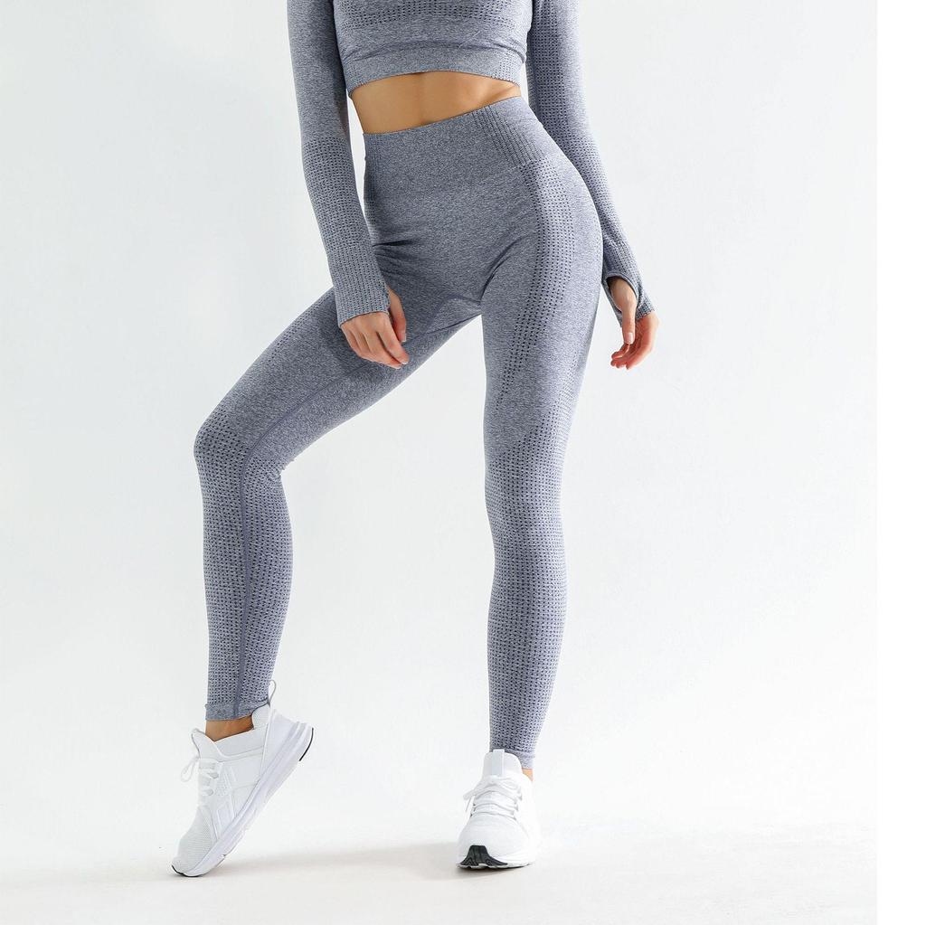 Summer Seamless Dot Yoga Set: Women's Quick-Dry Shorts, Tee, and Long Pants for Running and Fitness