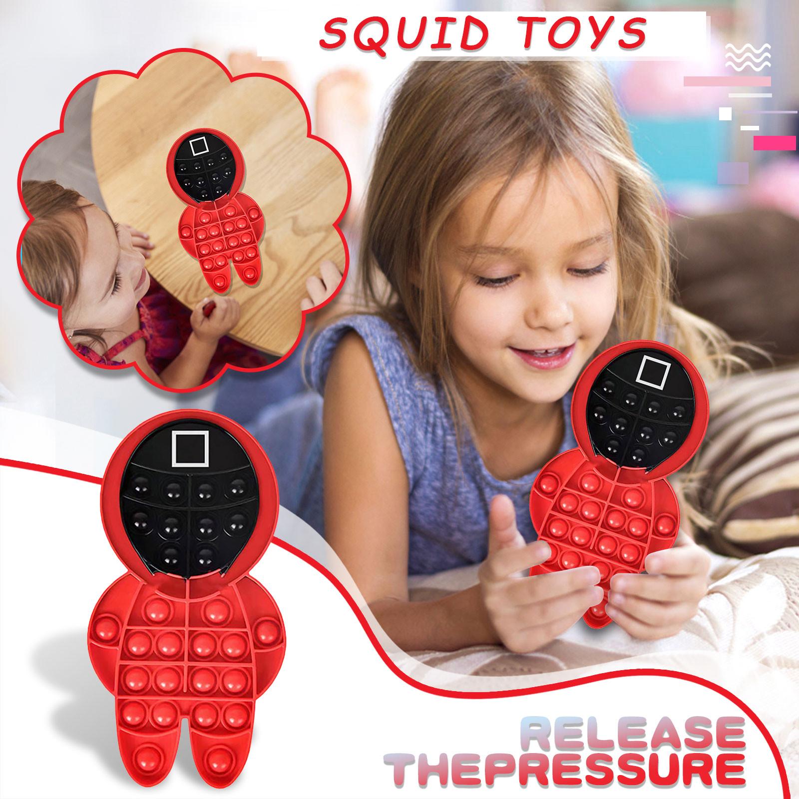 Сенсорные игрушки с пузырьками-снятие стресса, силиконовые игрушки для снятия давления