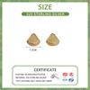 PONYKISS  Silver Shell Stud Earrings for Women Geometric Fine  Minimalist Accessories