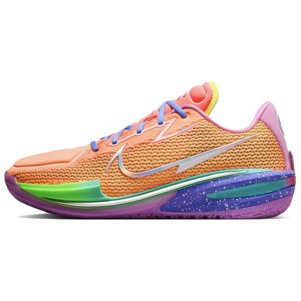 Nike Zoom aria GT. Scarpe da Basket Basse Unisex Arancioni Argento Versione Estera CZ0175-800