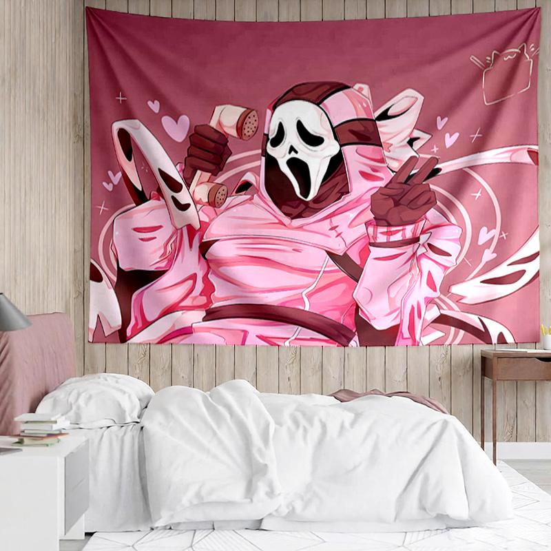 Art the Clown Terrifier1 Tapestry for Bedroom Aesthetic Classroom Tapestries Wall Hanging for Living Room Dorm Office,Ideal Creative Gift