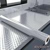2/5/10 Meters 3D Aluminum Foil Adhesive Paper Roll Waterproof Protection For Kitchen And Stove