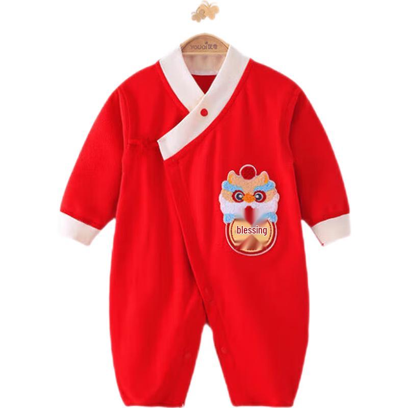 

Youqi Newborn Chinese Style Dragon Year Romper 59