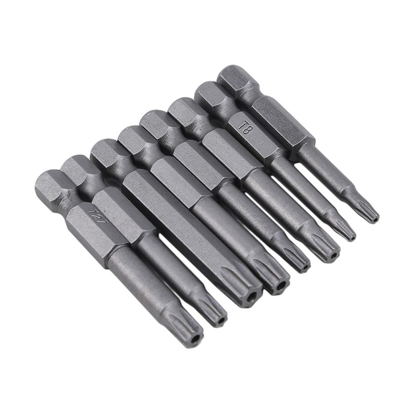 Hex Shank Torx Security Head Magnetic Bit Set