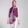 Fashionable Polyester Printed Scarves With Dye Printing Design For Womens Daily Outdoor Use