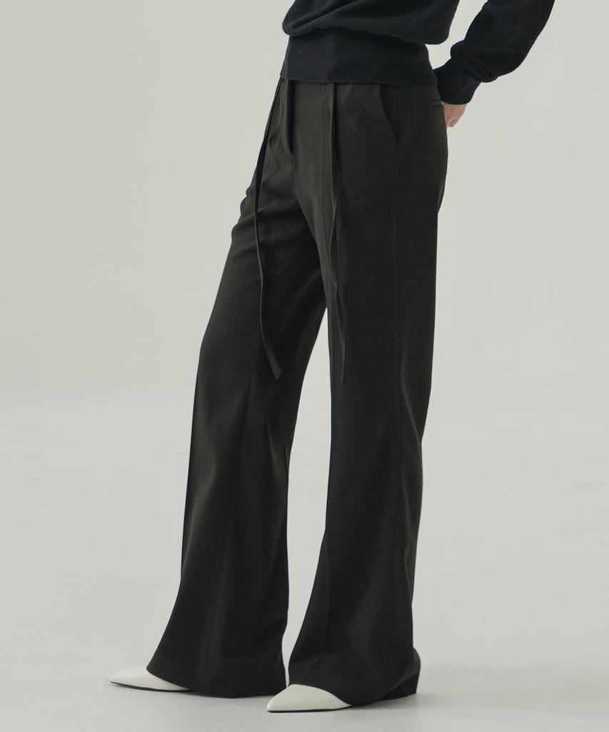 Deuloupisumeon Tosti Brushed Bootcut Slacks [Brown]