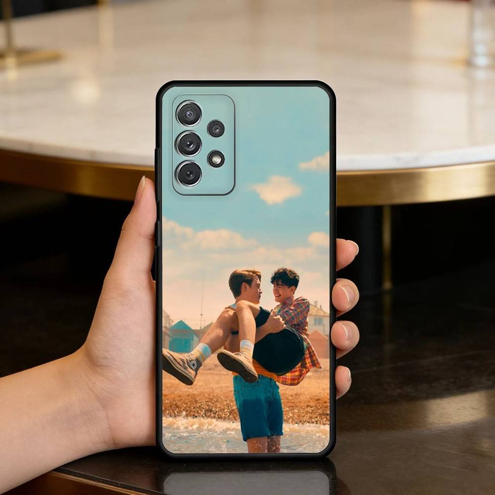 New H-Heartstopper M-Movie Phone Case For Samsung Galaxy A73,A72,A71,A70,A53,A52,A51,Soft Silicone Black Cover
