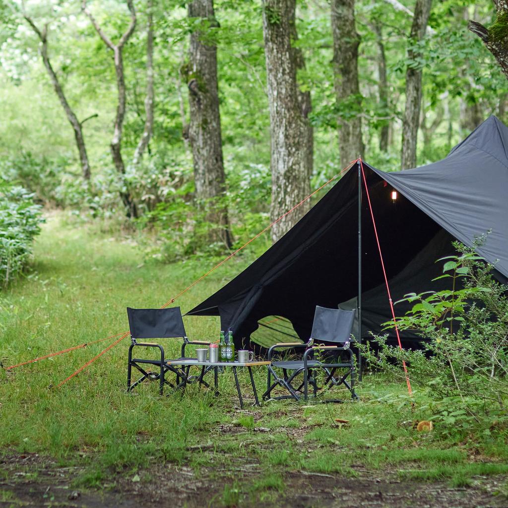 LALPHA Compact and Easy Setup Slim Low Chair Lightweight and Reducing Stress Even When Traveling Frequently Such As At Festivals and Folding Chair