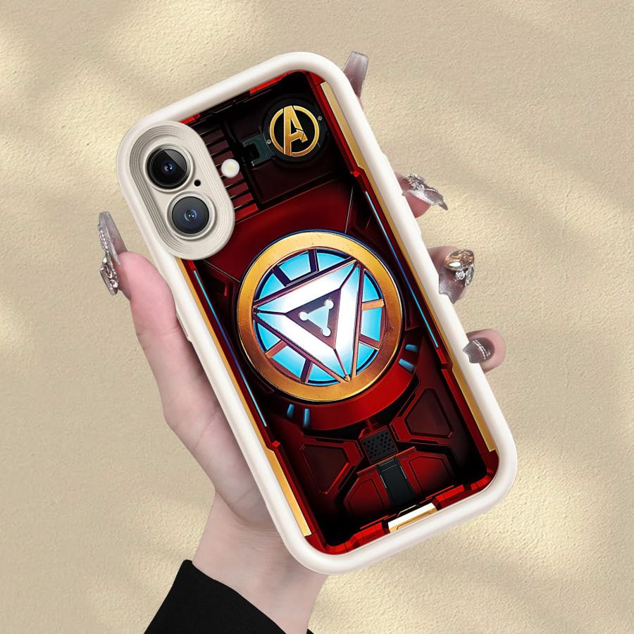 Handyhülle für iPhone XS Max 15 16 14 Plus 16e XR 17 Air 13 12 11 Pro Max Weiche Hülle Marvel Ironman Sipiderman