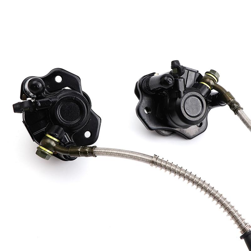 1 Set of Hydraulic Disc Brake Master Cylinder Foot Brake Pump Assembly, Suitable for 125cc To 250cc ATV Kart UTV Buggy Four-whee