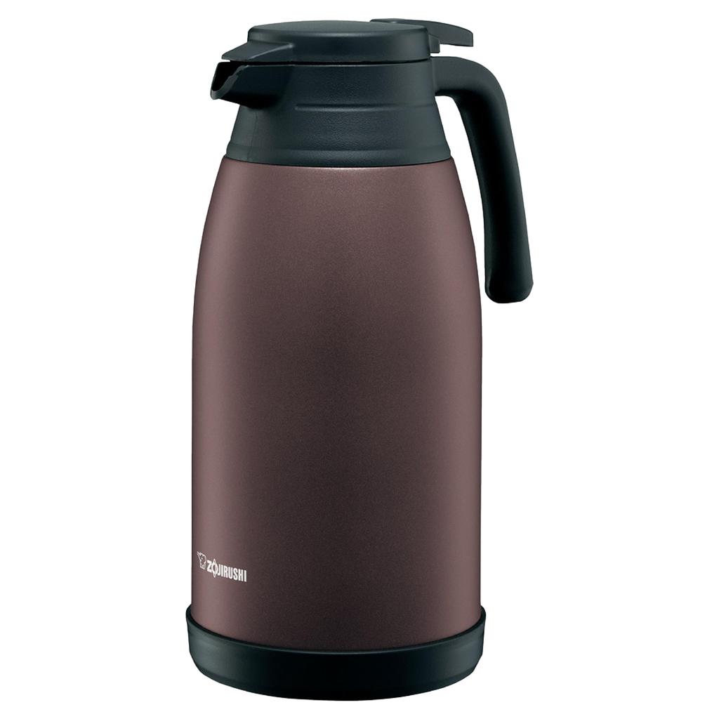 Zojirushi Thermos Edelstahl Weithals Edelstahl Vakuumisoliert Heiß- und Kaltkanne, 1,9 l, Tischmodell, (Ca.. 6,5 cm), Doppelwandige Flasche,