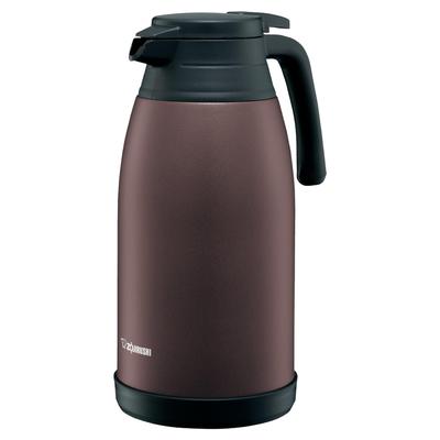 Zojirushi Thermos Edelstahl Weithals Edelstahl Vakuumisoliert Heiß- und Kaltkanne, 1,9 l, Tischmodell, (Ca.. 6,5 cm), Doppelwandige Flasche,