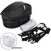 Motorcycle Seat Bag Tail Bag Saddlebags Waterproof Luggage Bag Multi Functional PU Leather Motorbike Helmet Bag Storage