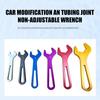 Pack Of 6 Aluminum Wrench AN Tube Fitting Wrenches Hand Tool For Automotive Repair Modification Strong Holding Power