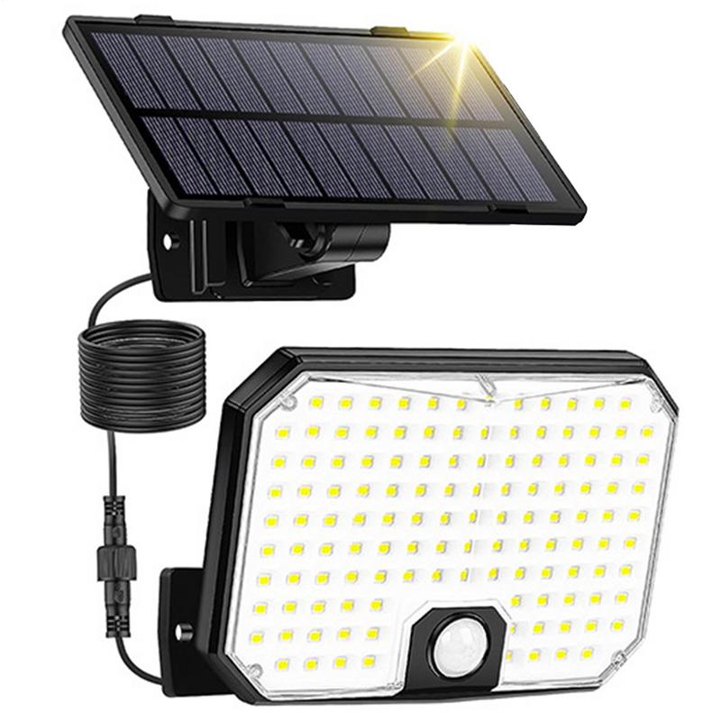 Solar Wall Lights Waterproof Solar Powered Lamp Motion Sensor Wall Light Split Solar Wall Sconce Outdoor Wall Lights for Garden