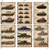 Putuo Decor Panzer Blechschild Metallschild Dekorative Vintage-Dekor Plakette Wanddeko Garage Man Cave Clubraum Zuhause