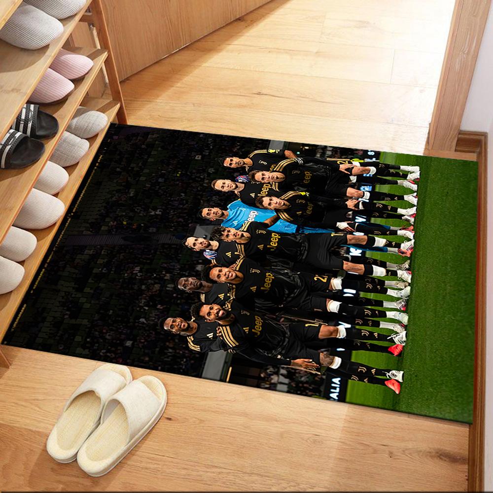 Juventus Floor Mat Suitable For Study Room Game Room Hallway Living Rooms Antislip Carpet Decorate Offices