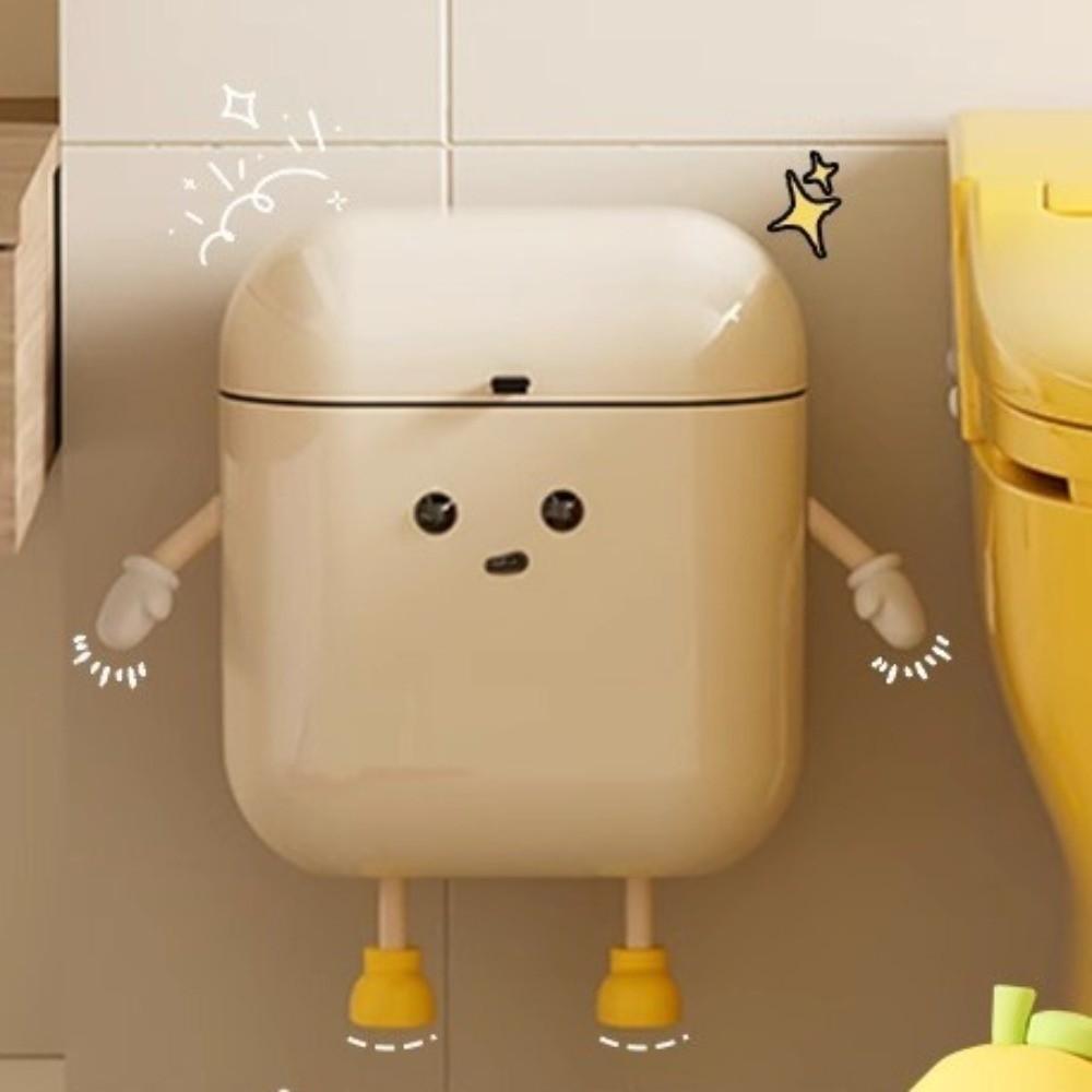 9L/12L Litter Bins Cartoon Wastebasket Cute Recycle Bin  Bathroom