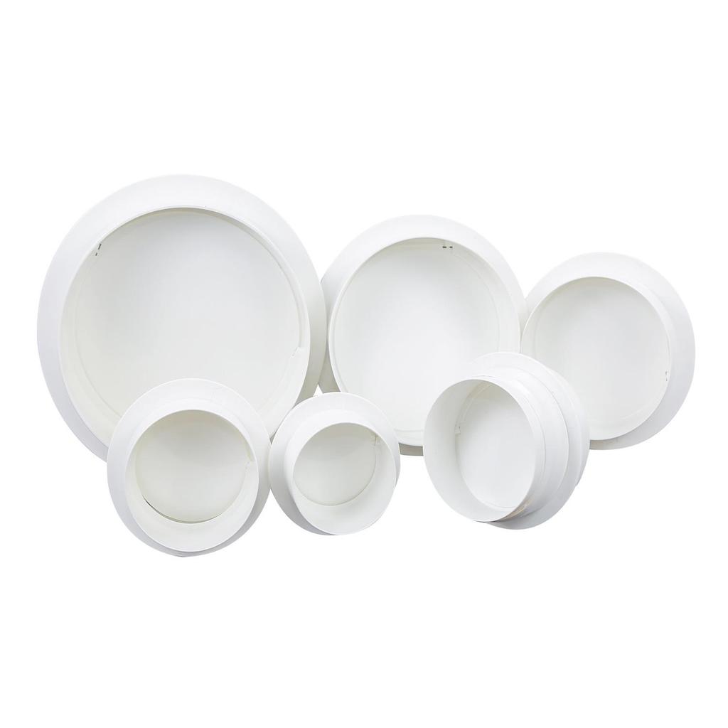 ABS Plastic One-Way Ventilation Duct Valve: Kitchen/Bathroom Anti-Reverse Backdraft Damper