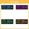 Modern Minimalist Led Desk Clock With Temperature Display For Home Office And Room Decor