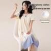 Women's Pure Cotton Short Sleeve Nightgown Dress