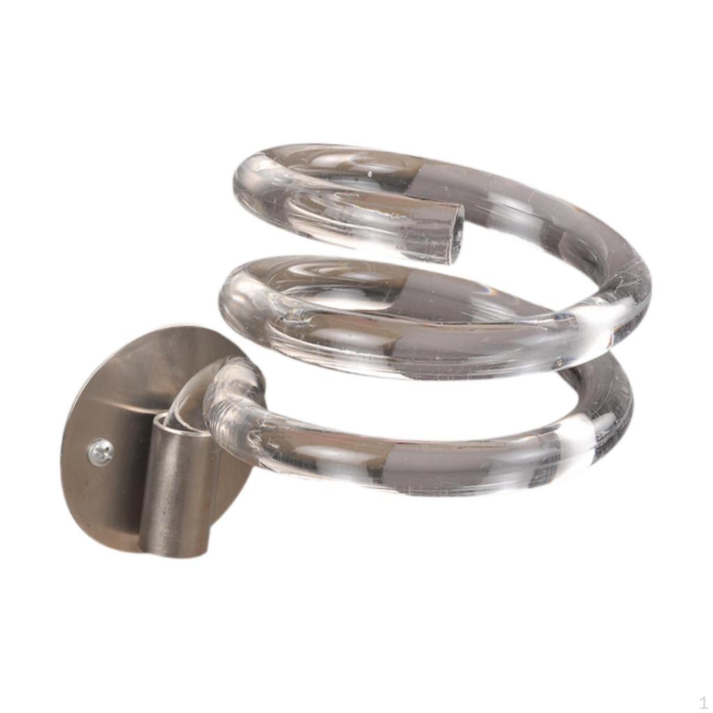Hair Dryer Holder Blow Rack Wall Mount Bracket Stand for Barbershop Salon Shower Room