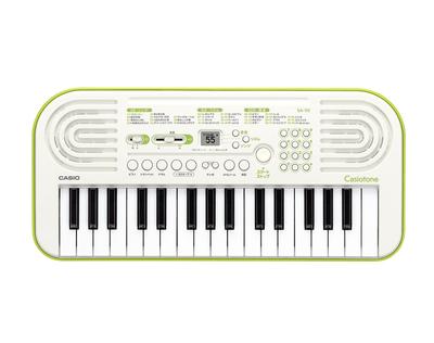 CASIO Electronic Keyboard Casiotone 32 Mini Keyboard White Green SA-50 &