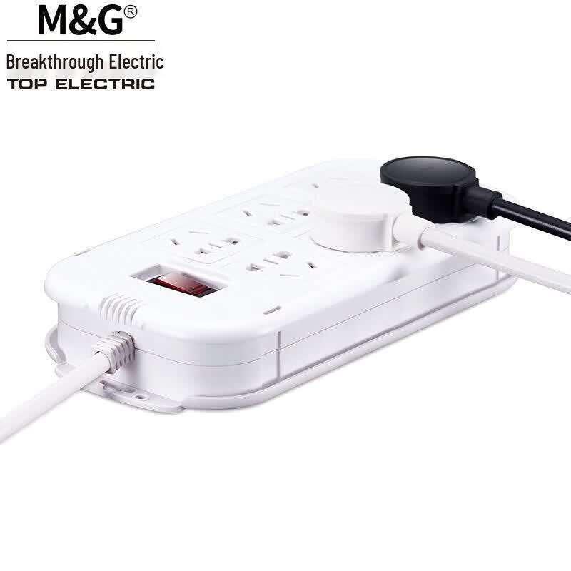 M&G 6-Port Surge Protector Power Strip CN Plug (adapter Included)