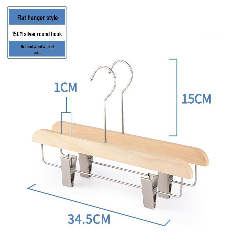 Damen Rutschfester Holzmantelständer Kleiderbügel für Bekleidungsgeschäfte