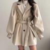 Chaqueta de Temperamento para Mujer Otoño e Invierno Abrigo Corto de Tweed Estilo Hepburn