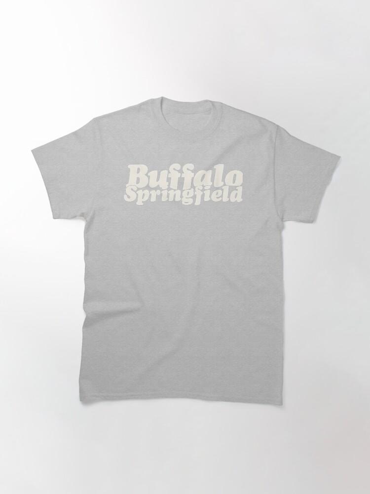 Buffalo springfield Bold Cream Typography Folk Rock Band Classic T-Shirt