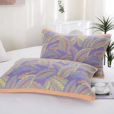 Mullwindel Mehrschichtiges Kissenhandtuch Farbig Gewebt Jacquard Baumwolle Student Kinder Paar Zuhause Weich und Bequem Großes Kissenhandtuch