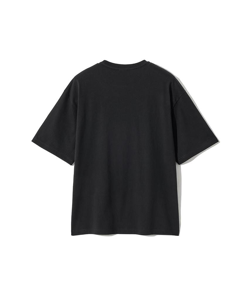 GAKKAI UNIONS Sunshine Embroidered Short Sleeve T-Shirt Black