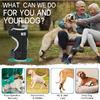 Supet Dog Leg Brace for Back Leg - Hock & Ankle Joint Support for Rear Legs with 2 Metal Springs, Anti-Slip Design & Reflective Trim for Sprain,