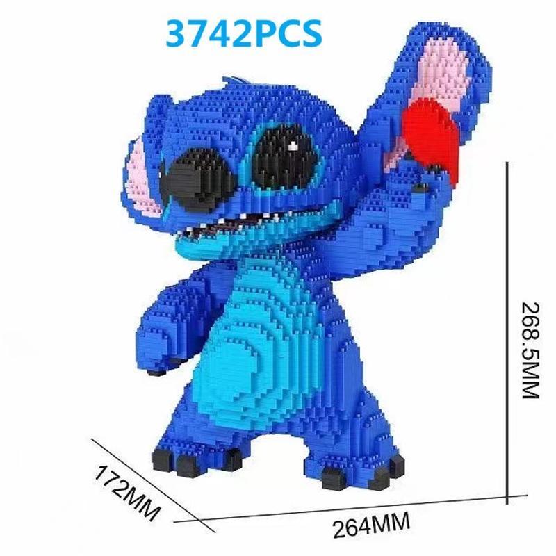 Funny Anime Figure Interstellar Bricks Small Particles Construction Bricks Assembled Puzzle Pen Holder Block Toy Kids Christmas
