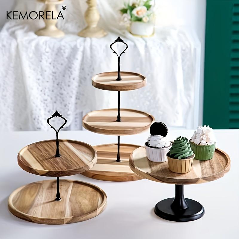 KEMORELA 1PCS Double-Layer/Three-Layer Dried Fruit Tray Dessert Snack Dish Wedding Dessert Candy Dried Fruit Tray