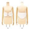 [SOUBIEN] Soubien Waist Correction Pad for Kimono, Soft Pad, One-Touch Elastic, Azuma Sugata, Japanese Traditional Underwear, White (hsd0205k-3071)