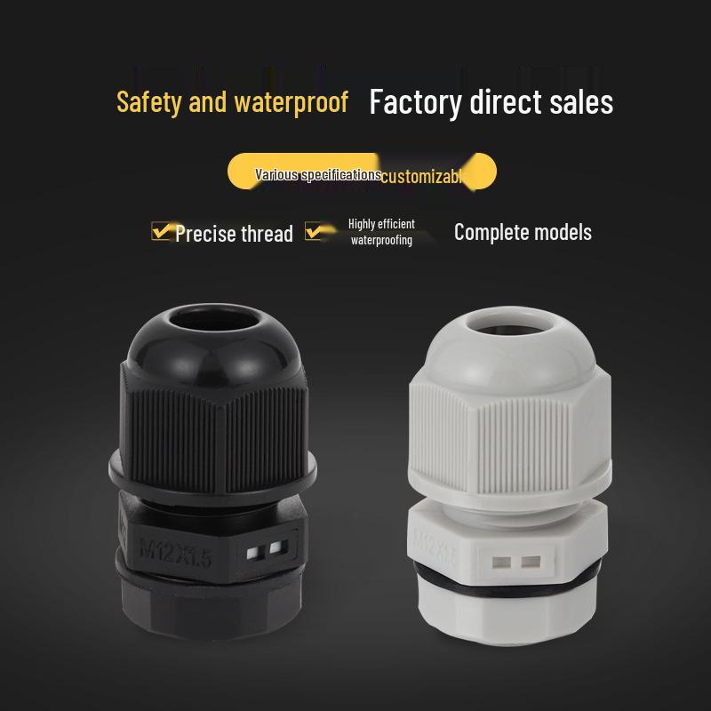 Waterproof Breathable Valve Connector: Pressure-Balancing Relief with Integrated Locking Cable Gland
