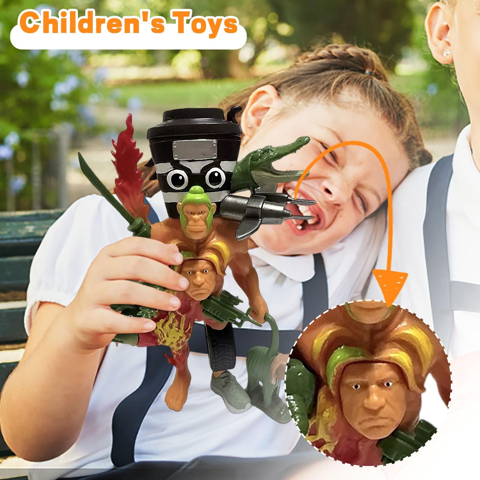 

Тралалеро Тралала Тунг Тунг Сахур Кукла Модель Съемная и Многоразовая Итальянский Бред Настольное Украшение One Size