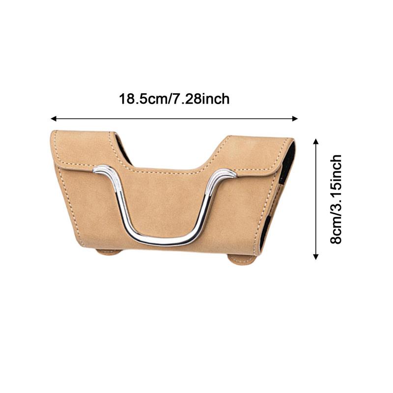 Органайзер-держатель для солнцезащитных очков для автомобиля, магнитный автомобильный держатель для очков, многофункциональный органайзер для очков, экономящий место