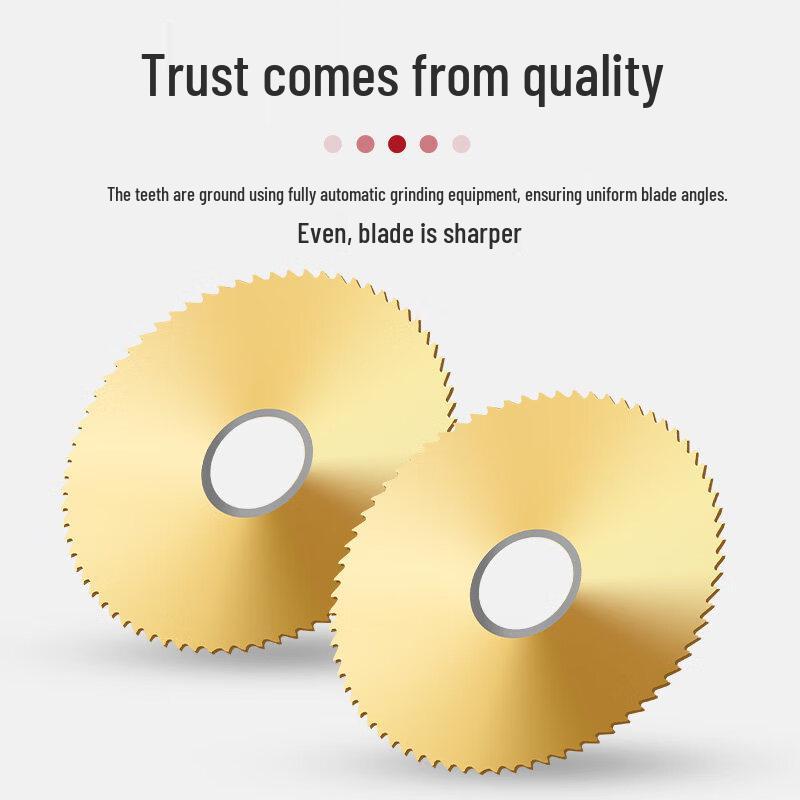 Jundingying 100x27mm Cobalt-Titanium HSS Saw Blade Milling Cutter