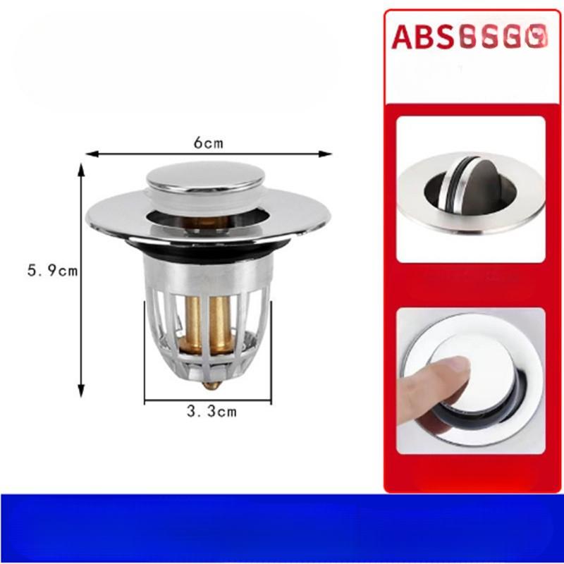 

Съемный сетчатый фильтр из нержавеющей стали для раковины в ванной комнате, сливной фильтр для раковины, выдвижной сетчатый фильтр для раковины, улавливатель волос для замены пробки для раковины в ванной комнате серебряный