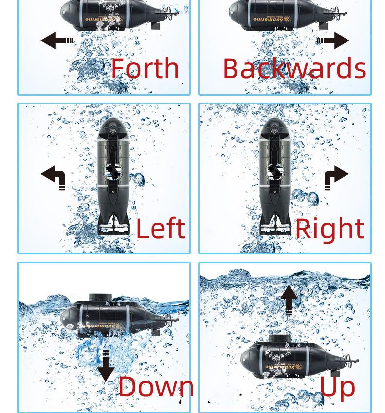 Детская электрическая шестиходовая мини-подводная лодка — фото 13