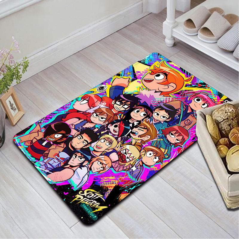 Scott Pilgrim Rug Floor Mat for Living Room or Bedroom Soft and Comfortable Carpet a Gift for Birthday and Holiday.SFF0917185